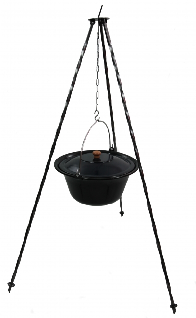 Dreibein Hammerschlag mit Gulaschtopf