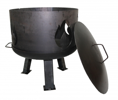 Feuerschale Bella+Aufsatzring+Deckel